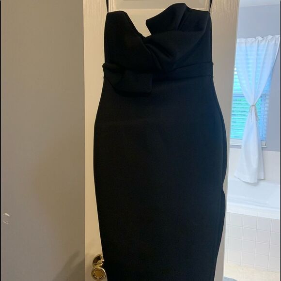 Black Strapless Dress  - Picture 1 of 2